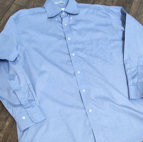 Enro Shirts Nwot Enro Blue Business Button Down Dress Shirt Mens 55